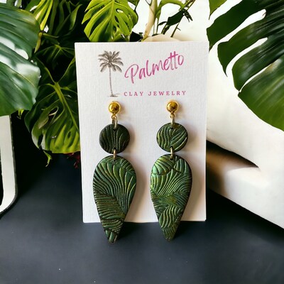 Michaels 2024 clay earrings